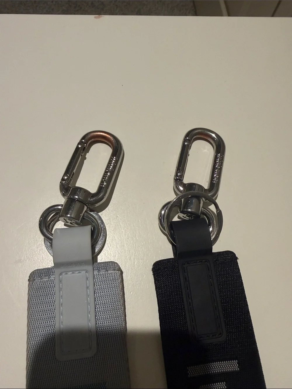 3 lululemon athletica Key Straps - Black, Light blue , Green